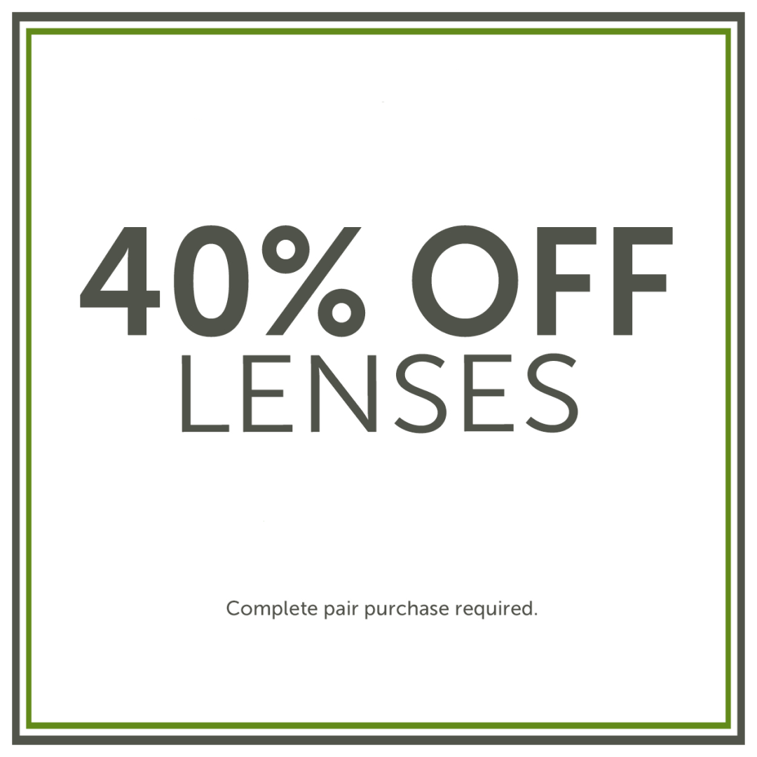 40% off lenses