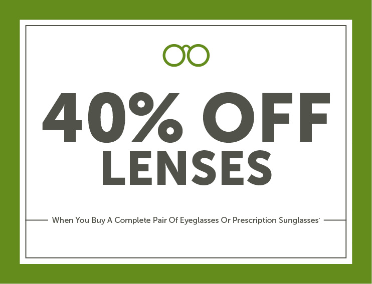 40% off lenses